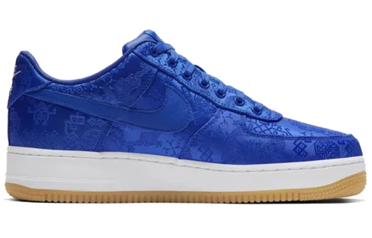 CJ5290 400 Nike Air Force 1 Low CLOT Blue Silk