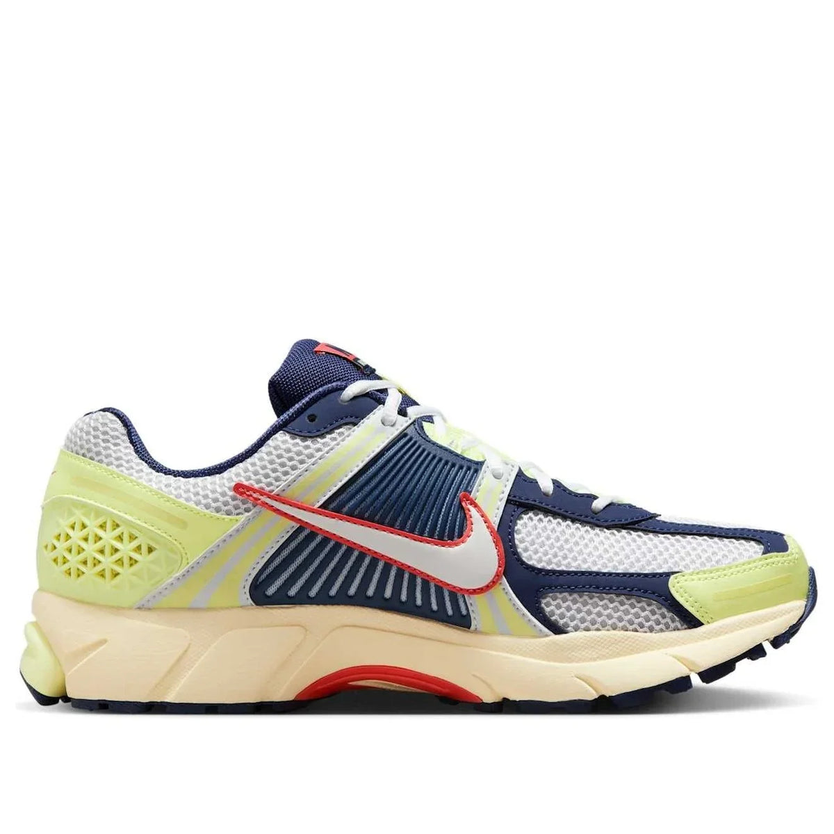 IB4406 701 Nike Zoom Vomero 5 Barely Volt Midnight Navy Pure Platinum White (GS)