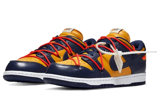 CT0856 700 Nike Dunk Low Off-White University Gold