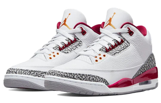 CT8532 126 Air Jordan 3 Retro Cardinal Red