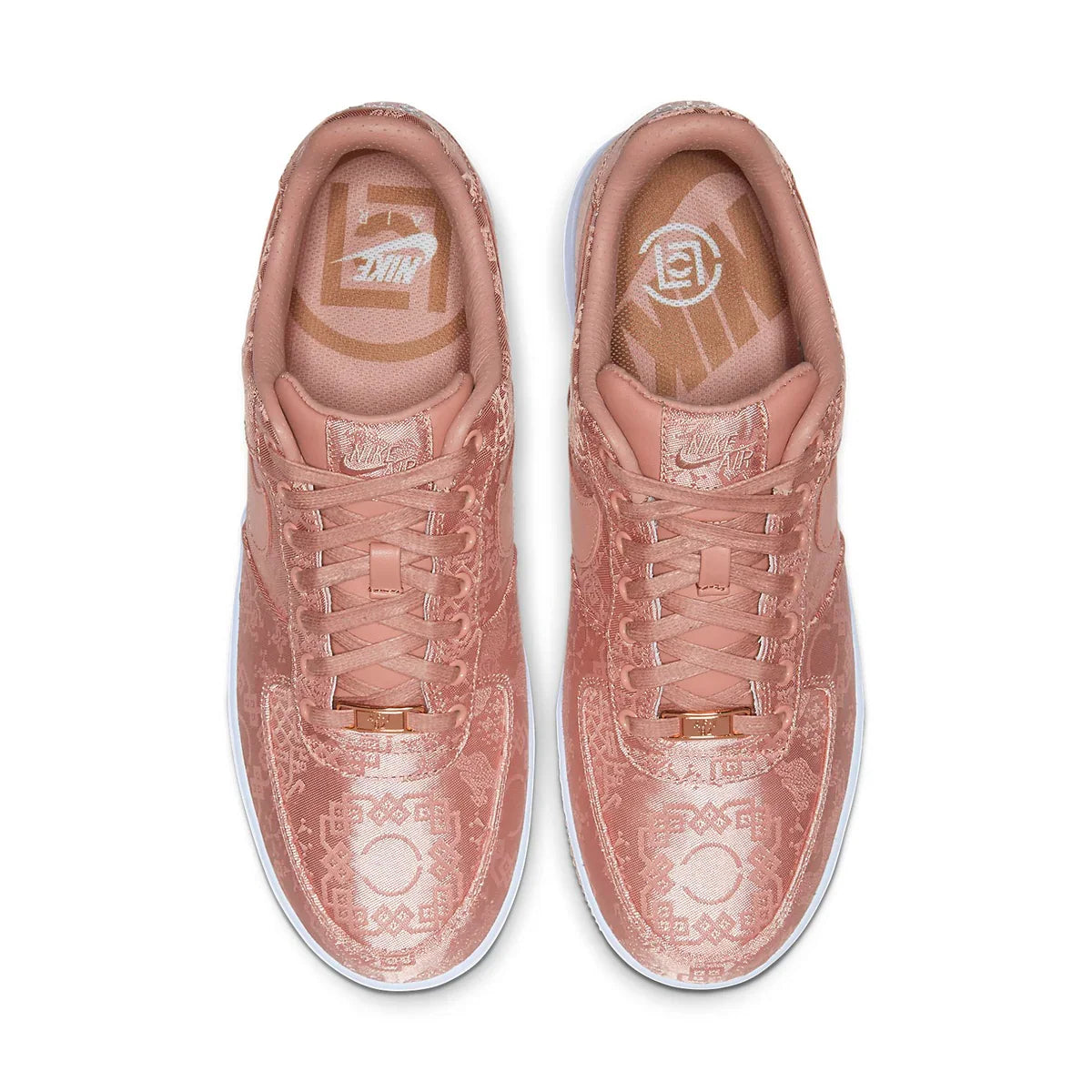 CJ5290 600 Nike Air Force 1 Low CLOT Rose Gold Silk (Regular Box)