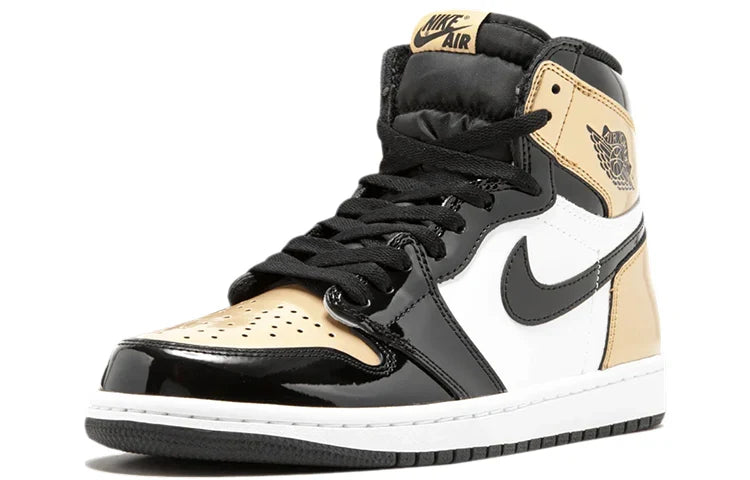 861428 007 Air Jordan 1 Retro High NRG Patent Gold Toe