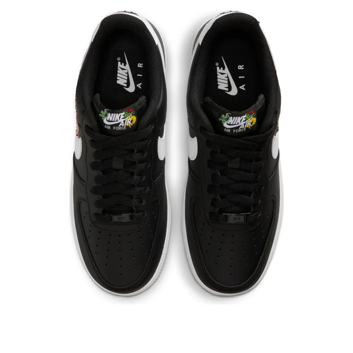 IB6644 001 Nike Air Force 1 Low Premium Now Accepting All Flowers Black (Women's)