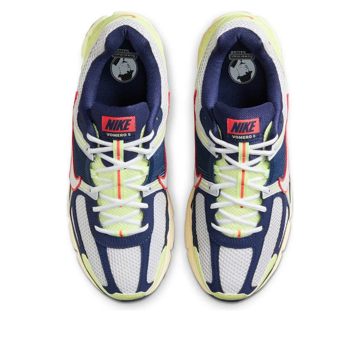IB4406 701 Nike Zoom Vomero 5 Barely Volt Midnight Navy Pure Platinum White (GS)
