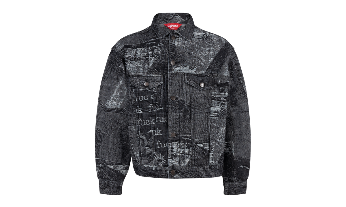 Supreme Archive Denim Jacquard Trucker Jacket "SS23" SU99993