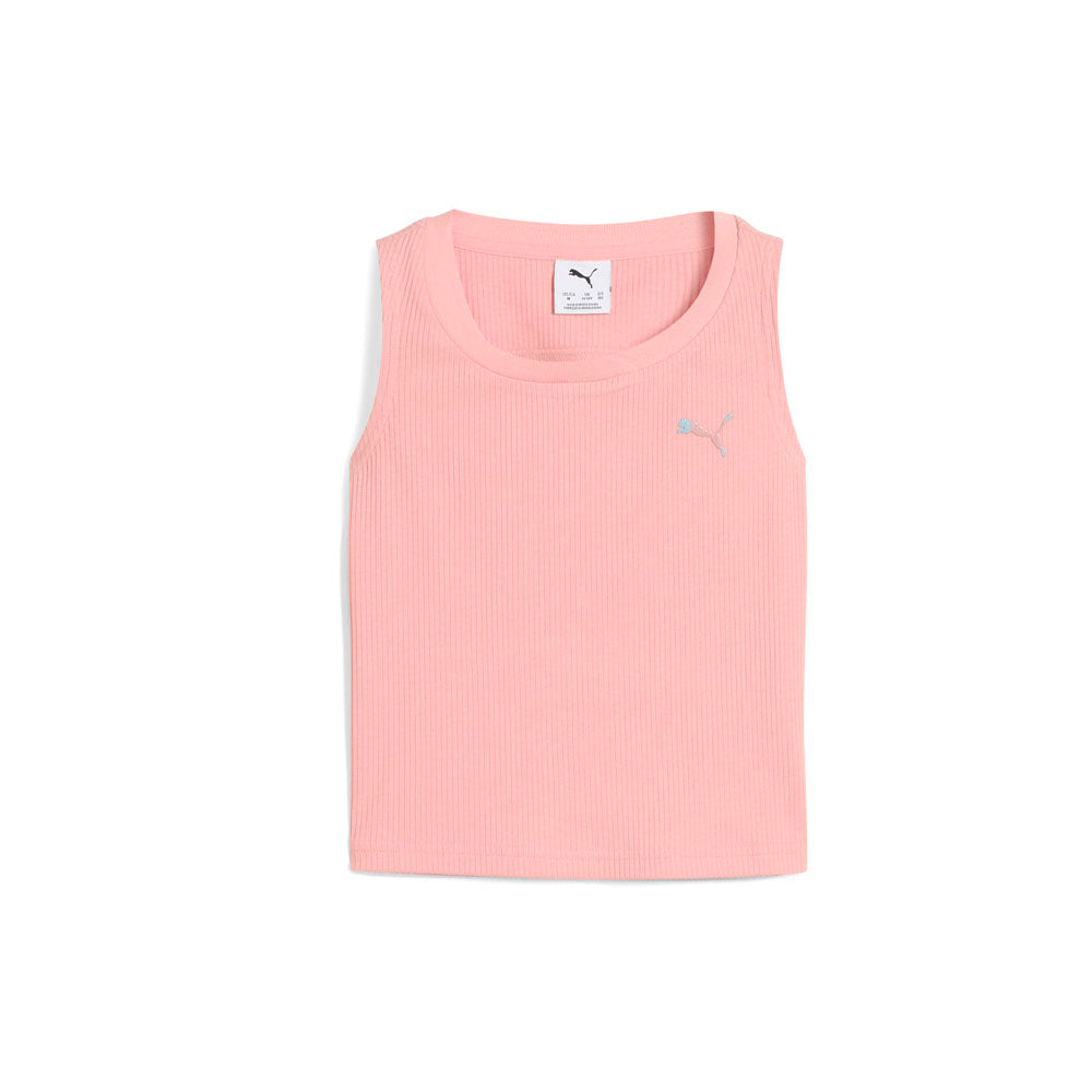 Butterfly Vibe Ribbed Crew Neck Tank Top (Youth)