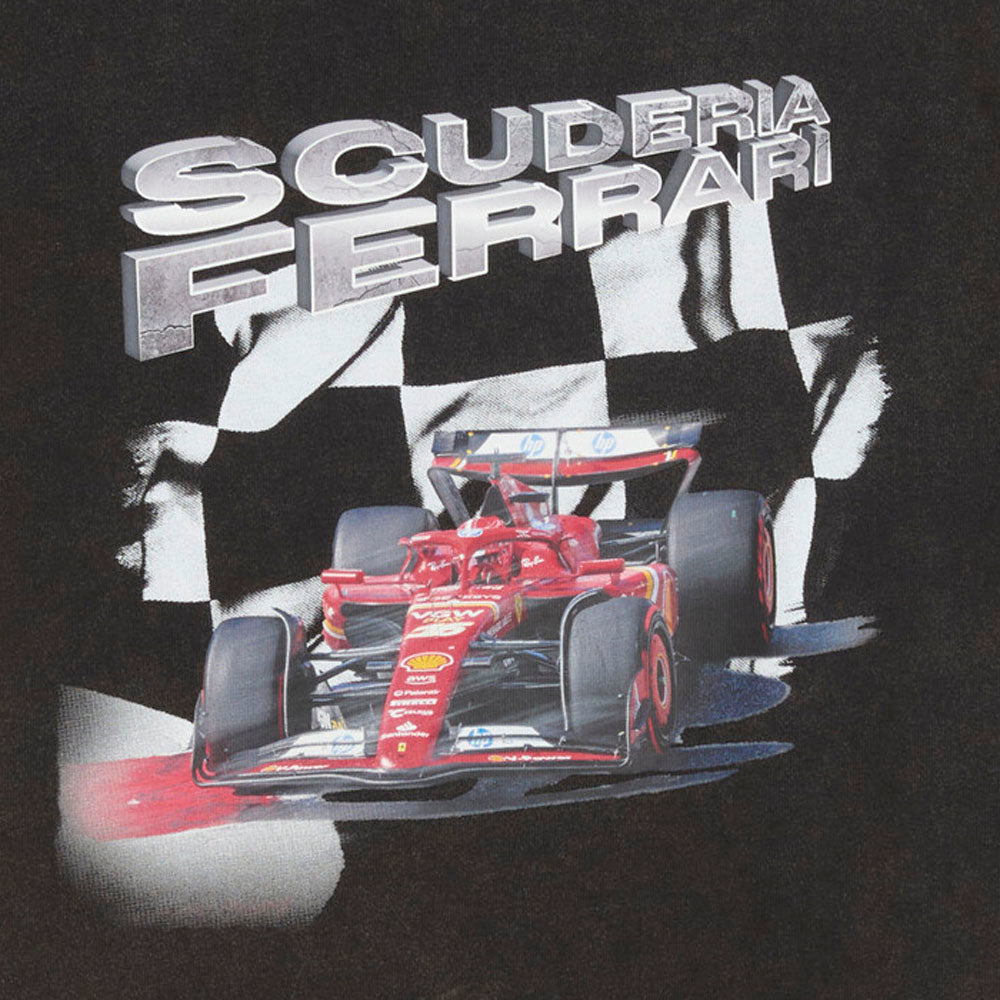Scuderia Ferrari Sportswear Kids Car Graphic Crew Neck Short Sleeve T-Shirt (Youth)