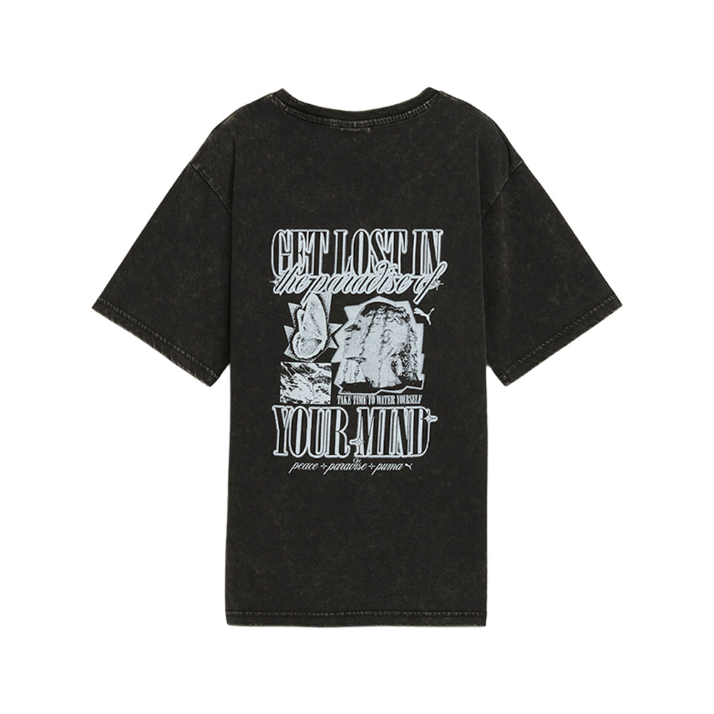 Graphic Paradise Mindset Washed Relaxed Tee