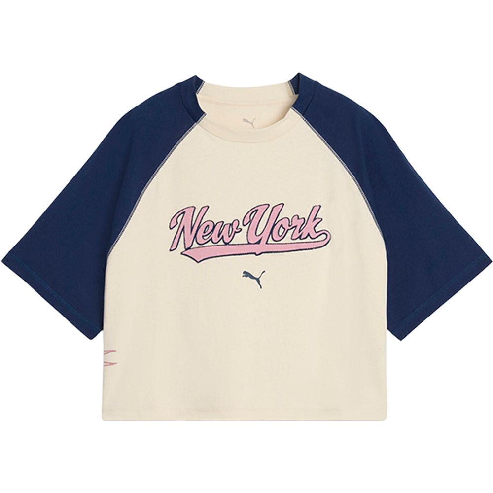 Wardrobe Essentials NYC Mock Crew Neck Short Sleeve T-Shirt