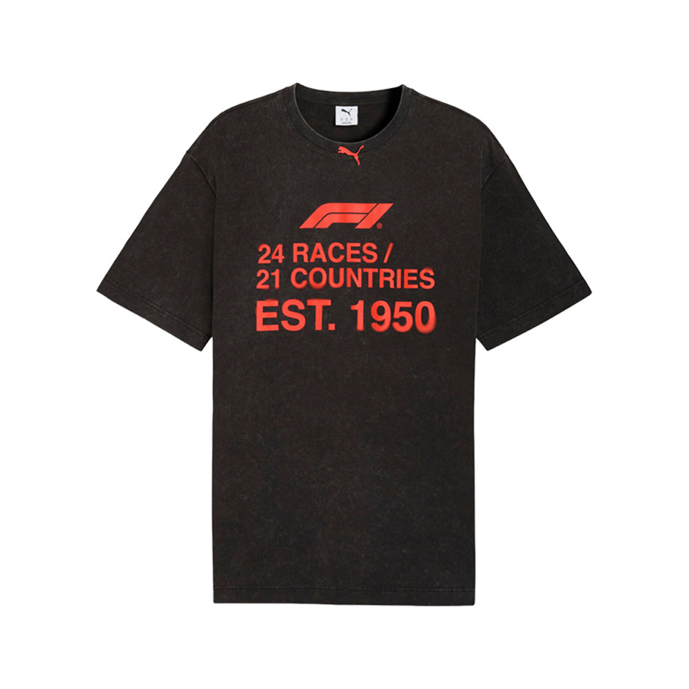 F1 Race Relaxed Crew Neck Short Sleeve T-Shirt