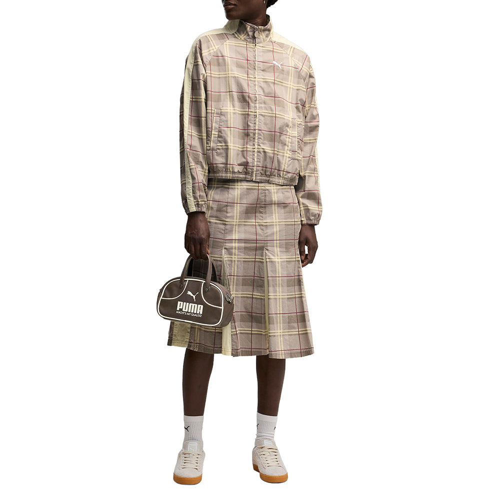 T7 Relaxed Tartan Woven Jacket