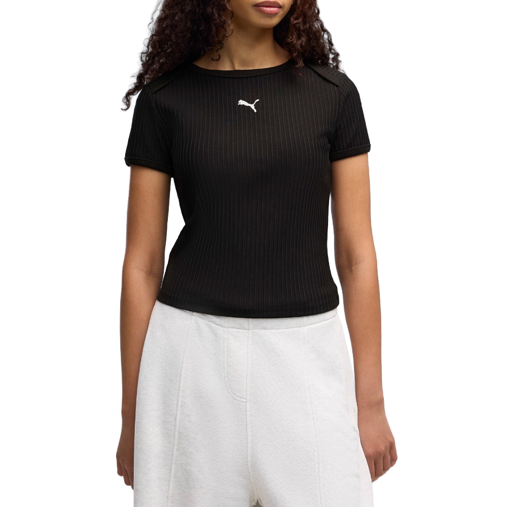 Essentials Ribbed Slim T-Shirt