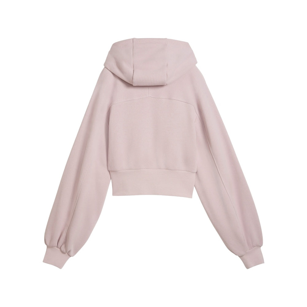 Essentials Cropped Balloon Sleeve Hoodie