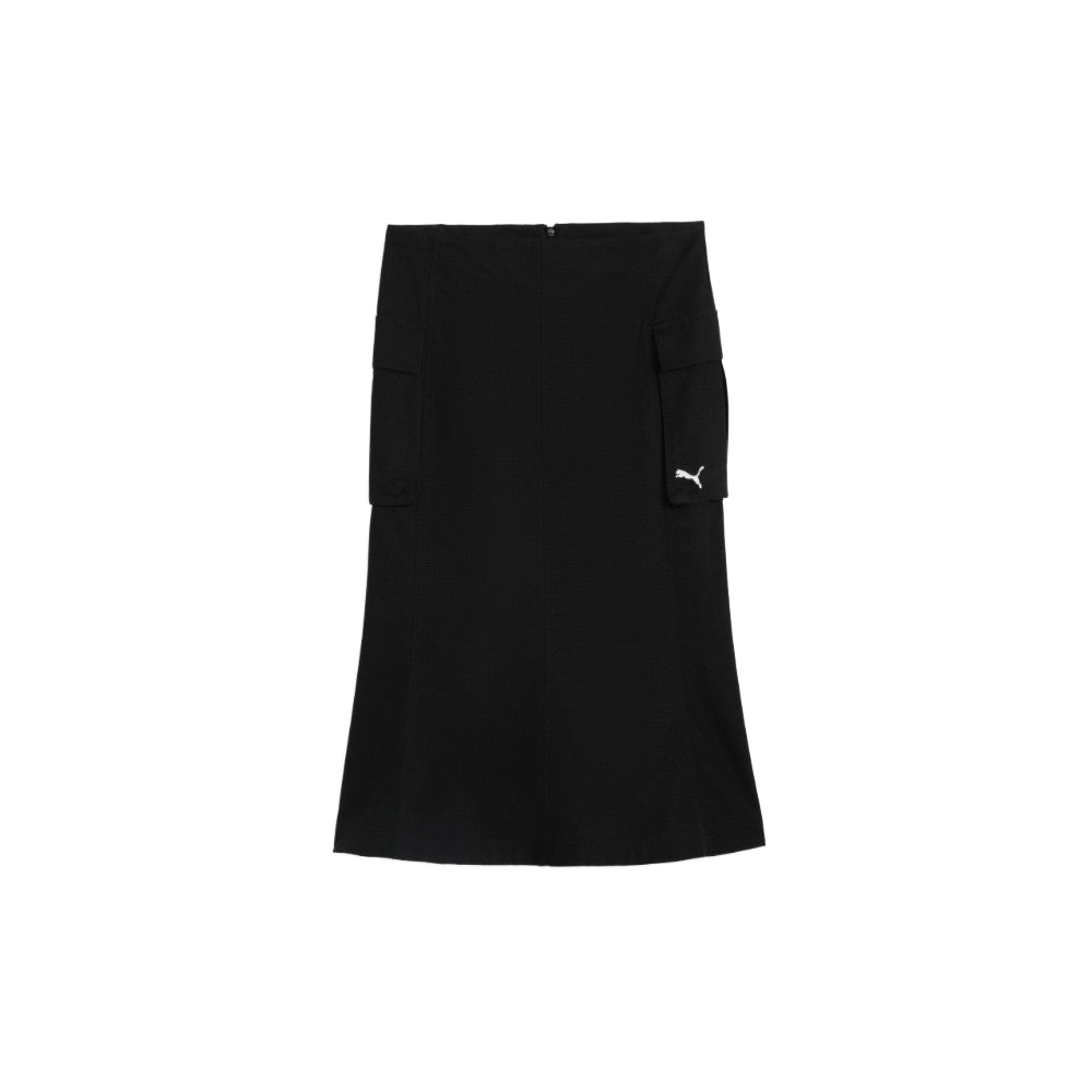 Essentials Ripstop Midi Cargo Skirt