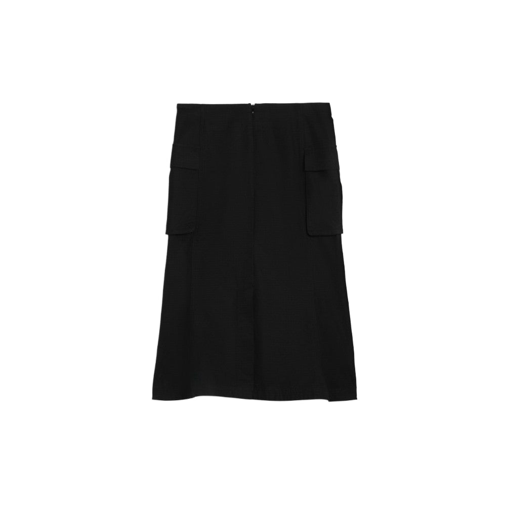 Essentials Ripstop Midi Cargo Skirt