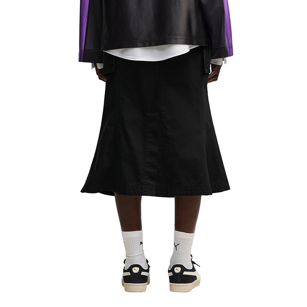 Essentials Ripstop Midi Cargo Skirt