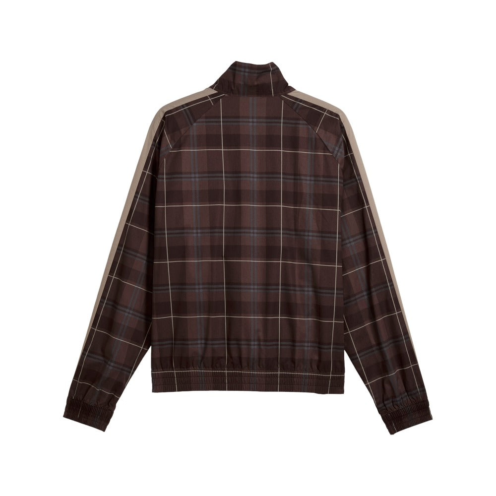 T7 Relaxed Tartan Track Jacket