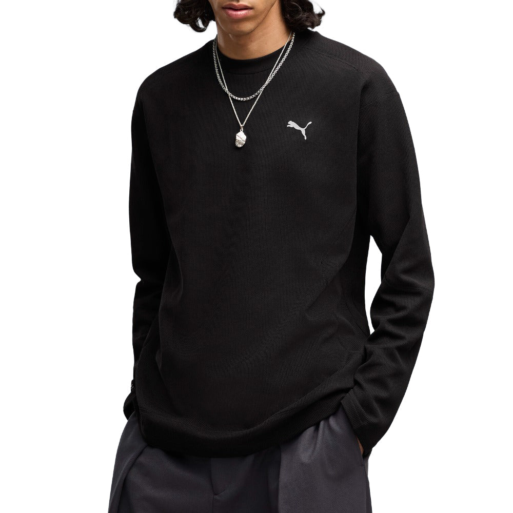 PUMATECH Relaxed Waffle Long Sleeve Tee