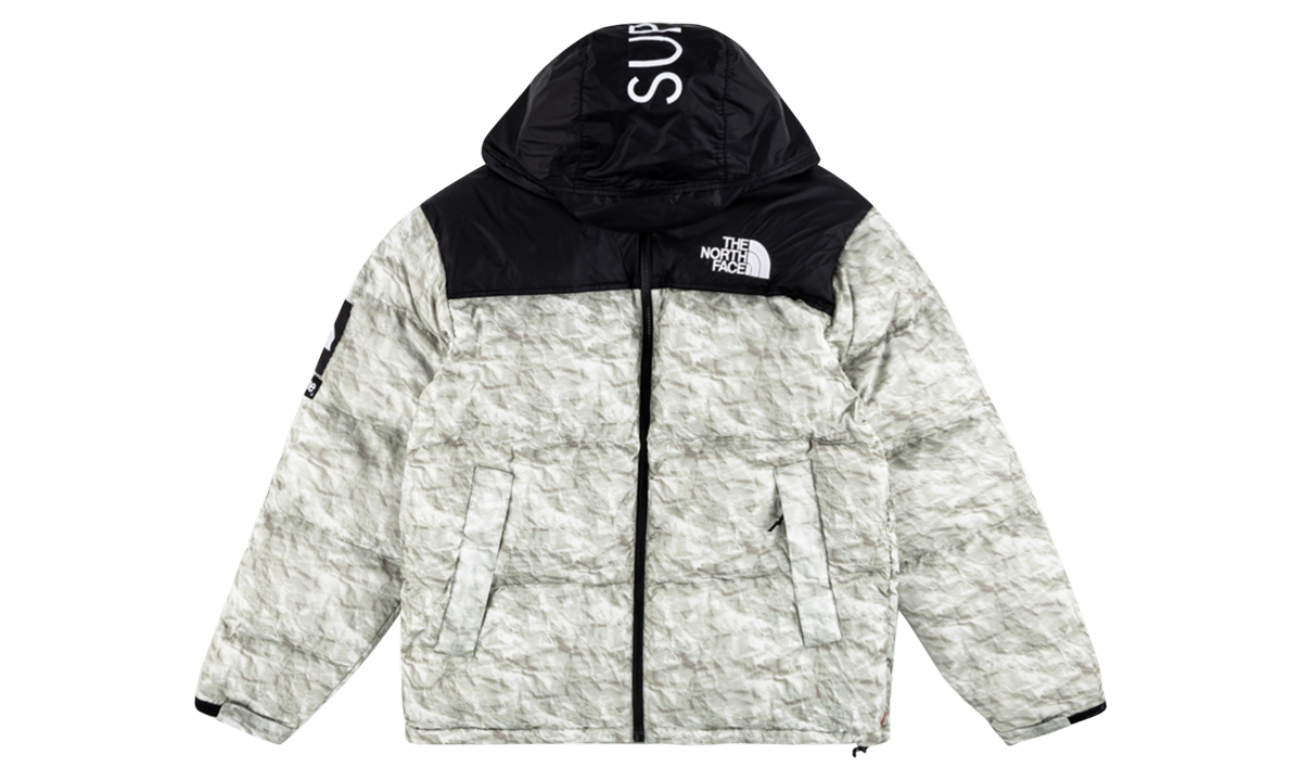 TNF Paper Print Nuptse Jacket "FW19" SU8481