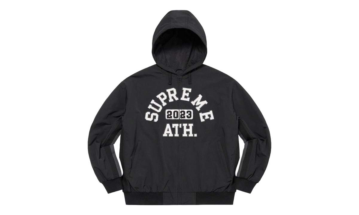 Applique Hooded Track Jacket "SS23 - Black" SU27077
