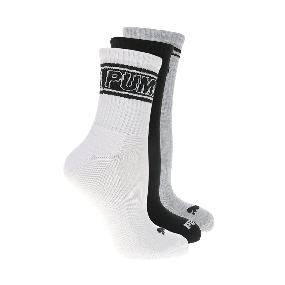 3 Pack 1/2 Terry Low Crew Socks