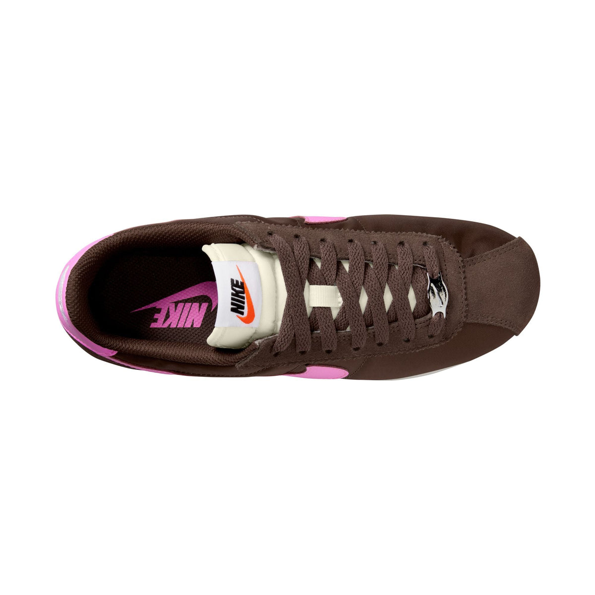 Womens Nike Cortez Textile 'Fauna Brown/Pink Spell'