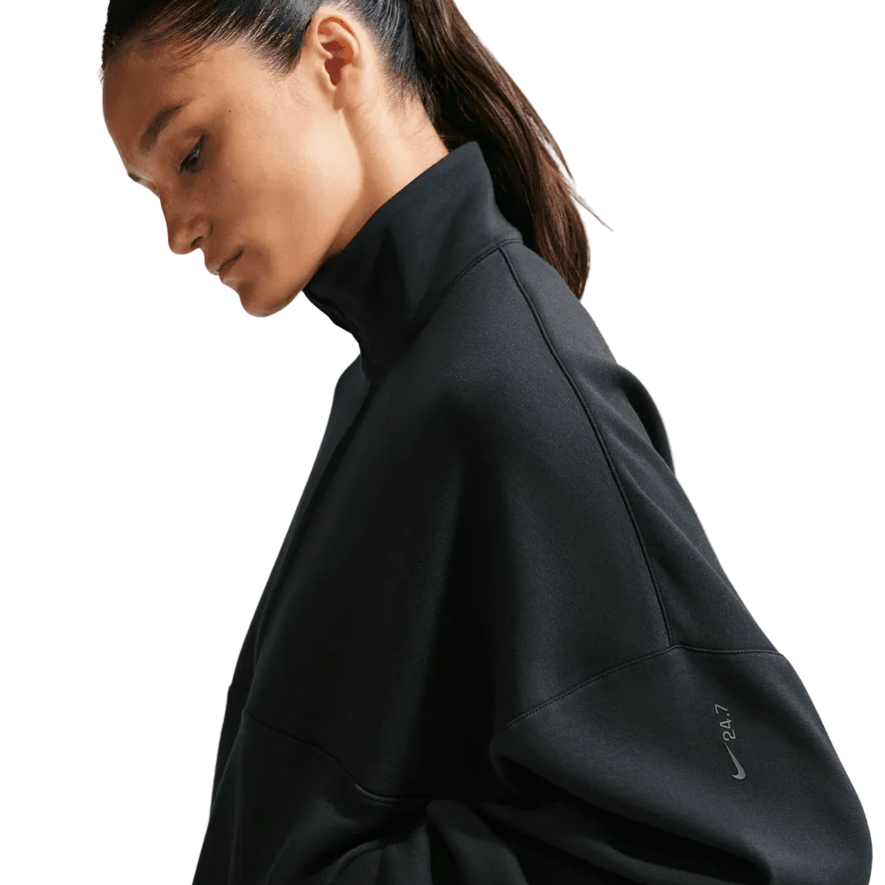 Wmns Nike 24.7 ImpossiblySoft Dri-FIT Oversized 1/2-Zip Top