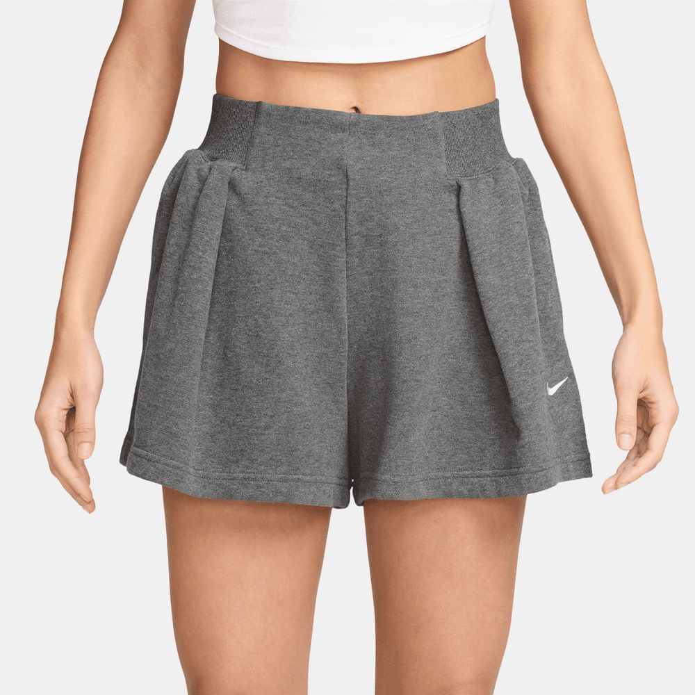 Wmns Nike Studio Fleece Lightweight High-Waisted Pleated Shorts