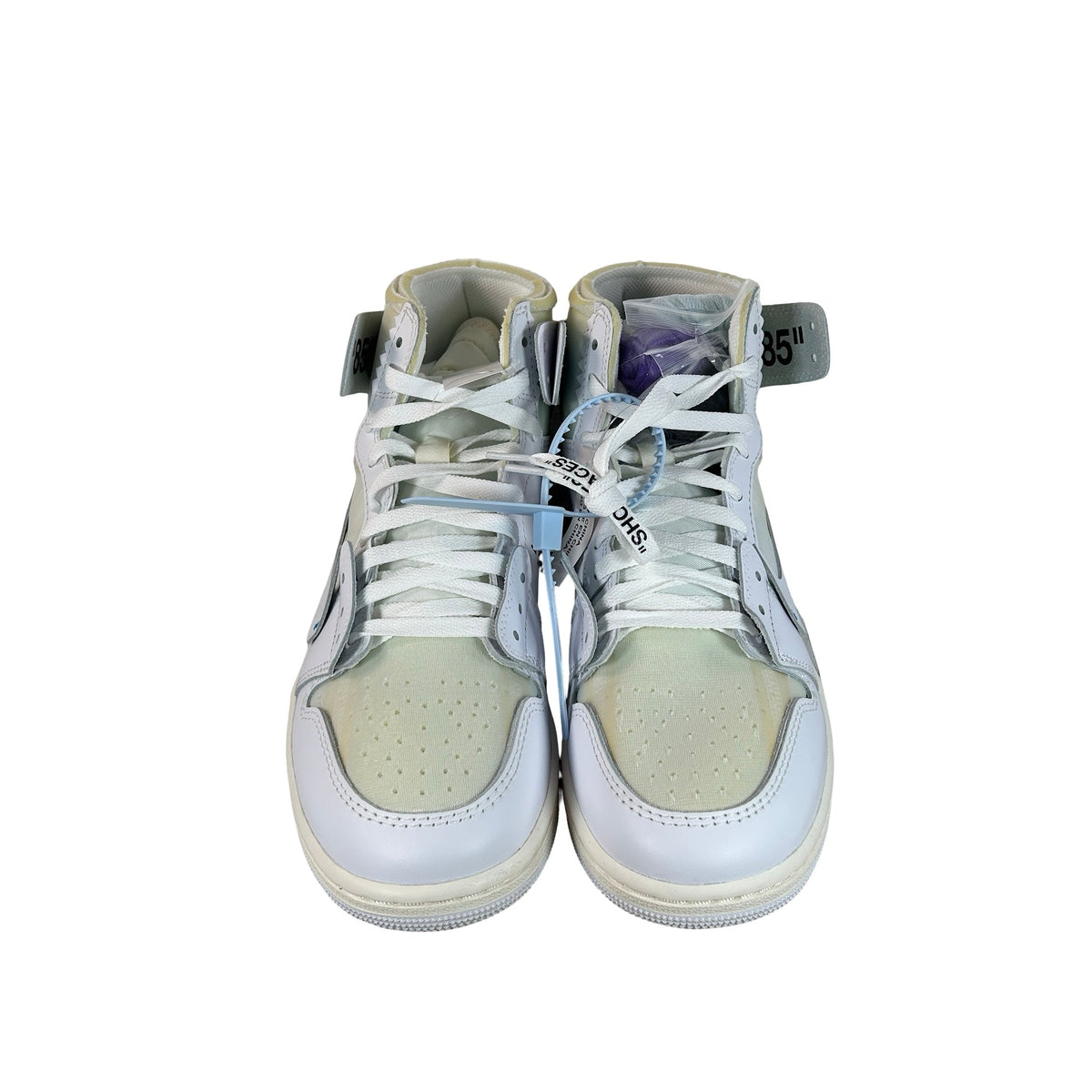 AA3834 100 Air Jordan 1 Retro High Virgil Abloh Archive Alaska - 9 M (Yellowing)