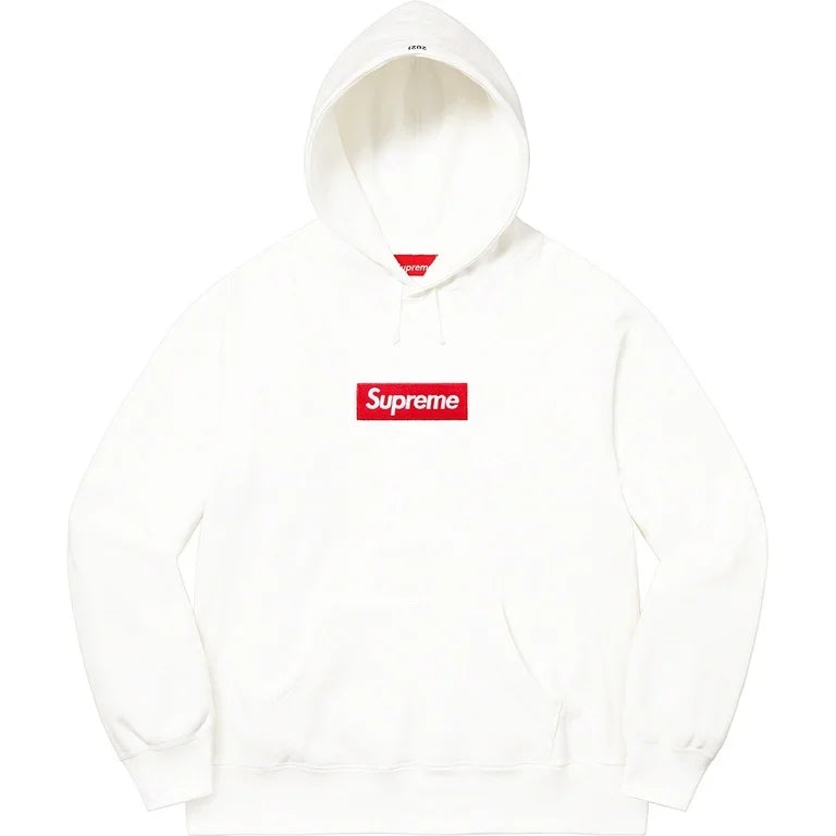 Supreme Box Logo Hooded Sweatshirt (FW21) White