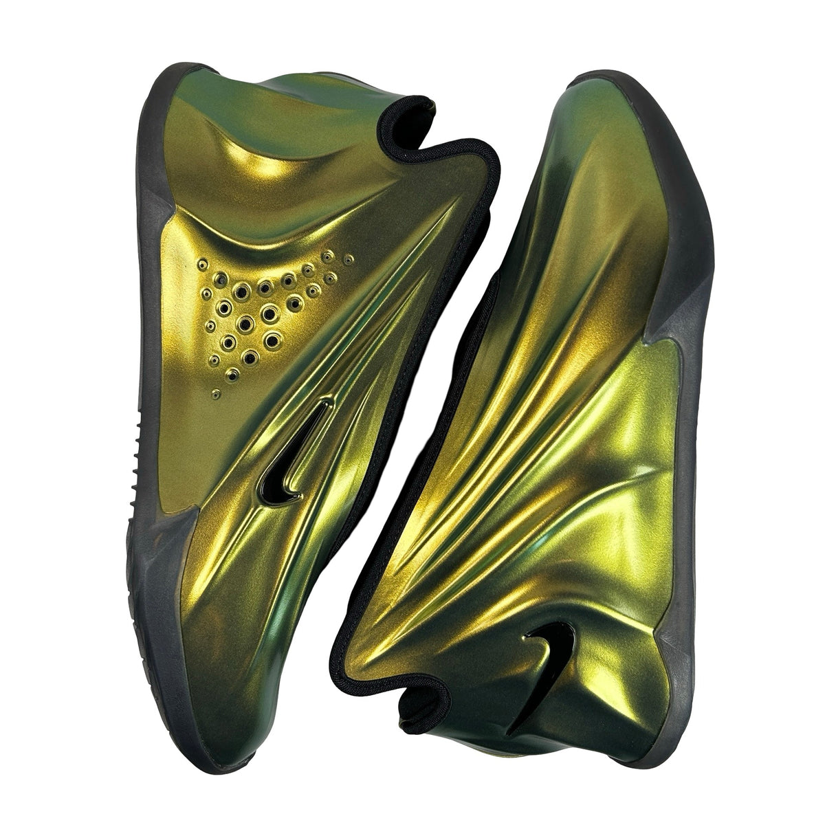 IQ6108 001 Nike GT Future Ducks of a Feather Oregon Ducks Metallic Nova (Individually numbered out of 300)