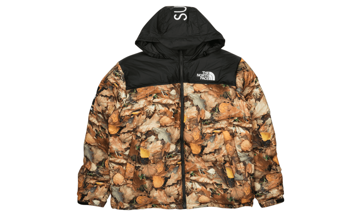 TNF Nuptse Jacket "LEAVES" SU1303