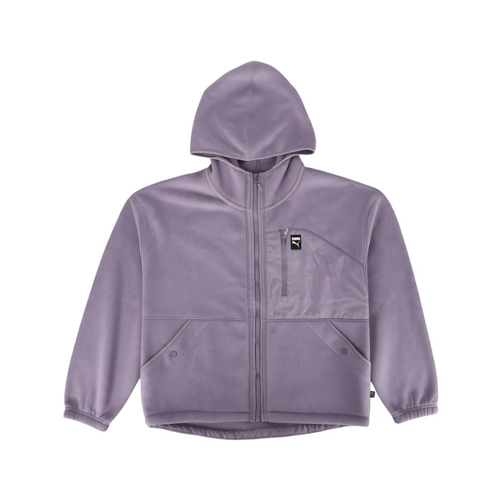 Polar Fleece Hooded Jacket
