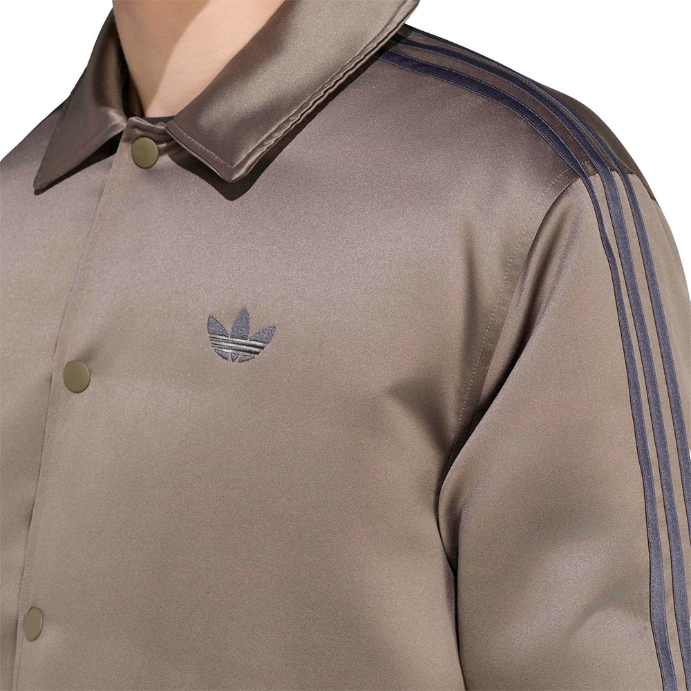 3 Stripes Satin Padded Jacket