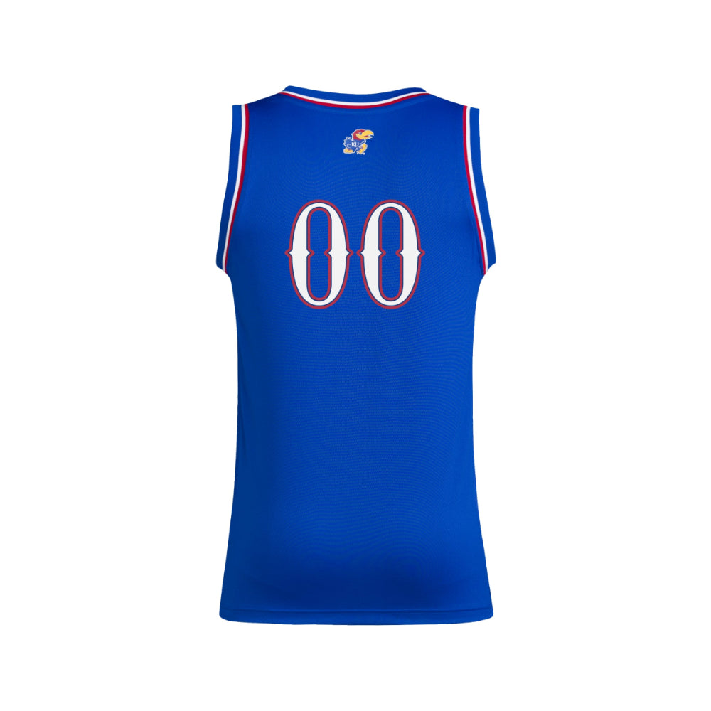 Jayhawks Away Swingman Basketball Jersey