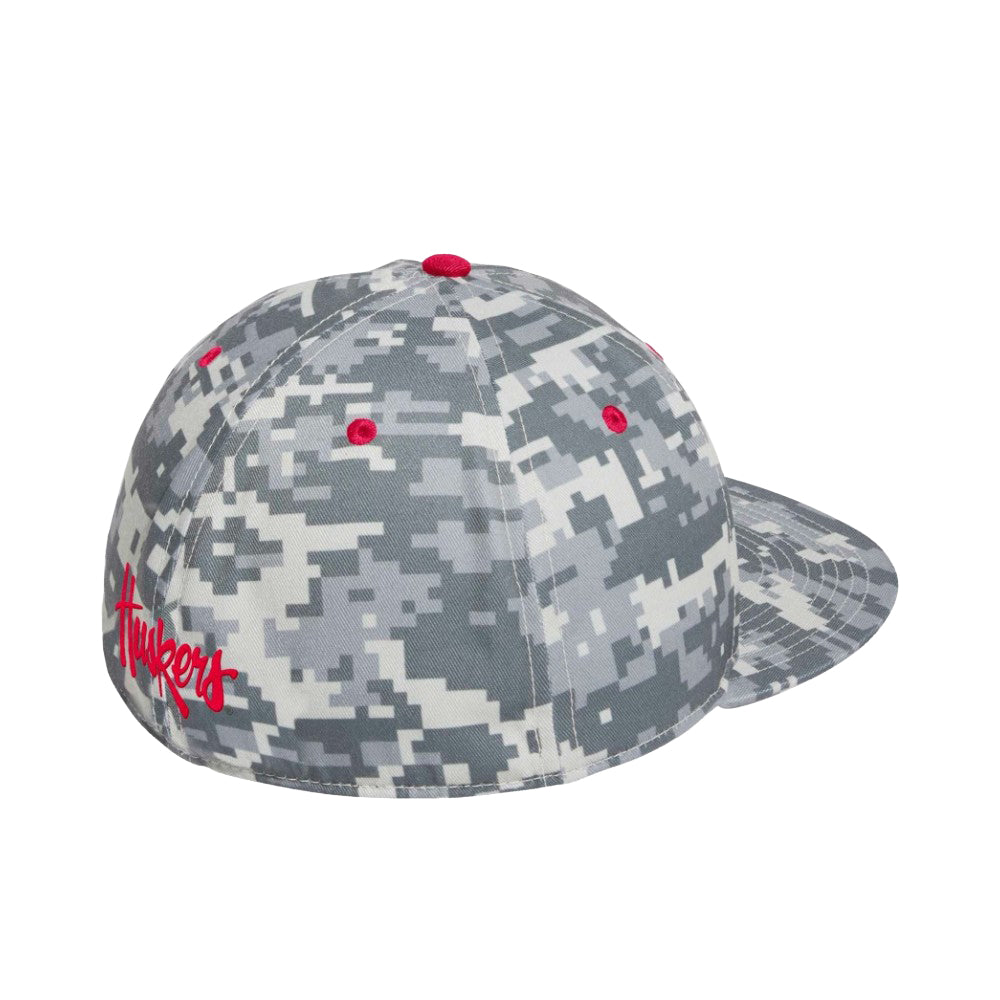 Nebraska Cornhuskers Fitted Wool Camo Cap
