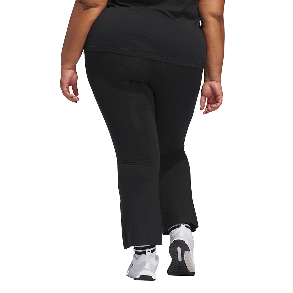 Essentials Small Logo Flared Leggings (Plus Size)