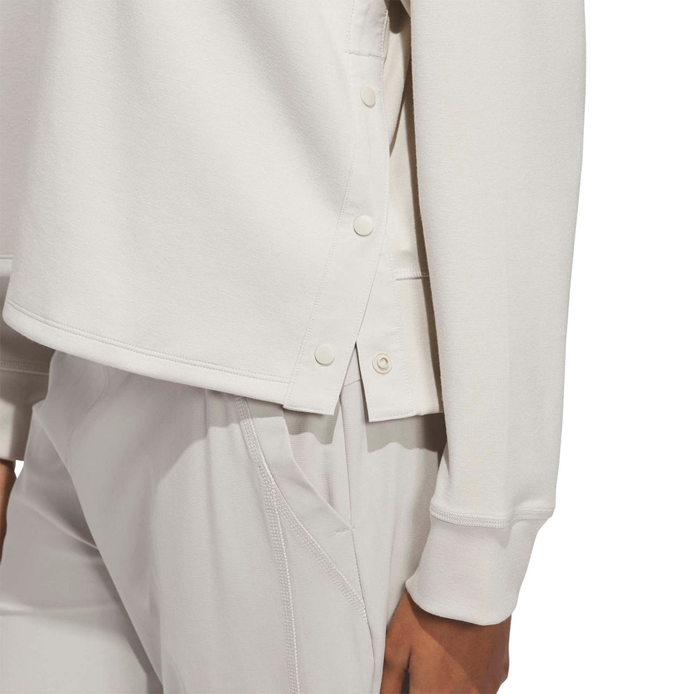 Beyond the Course Side-Snap Twistweave Sweatshirt