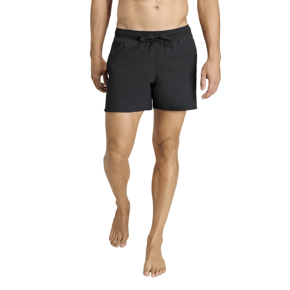 Iconisea Stretchy Seersucker Swim Shorts 5 Inch