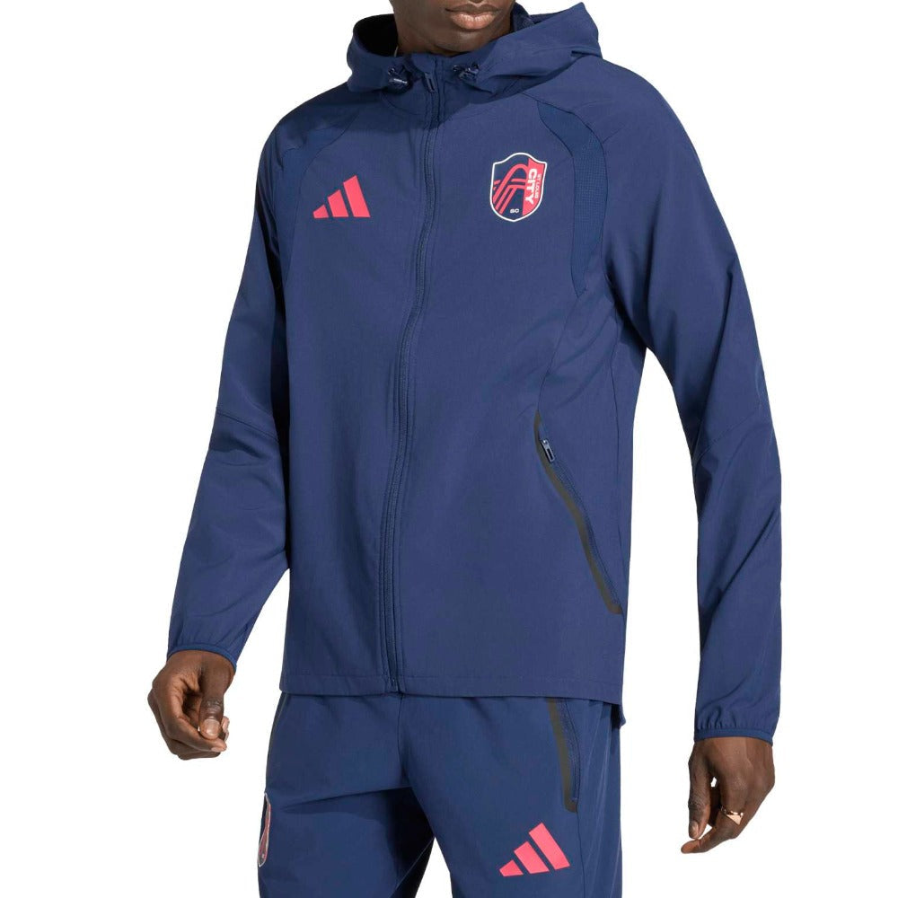 St. Louis City Tiro Travel Full Zip Windbreaker