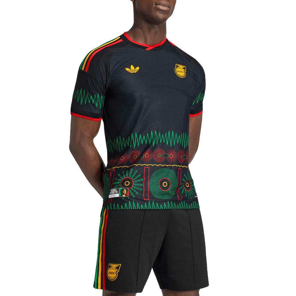 Jamaica 26 X Bob Marley Away Authentic Jersey