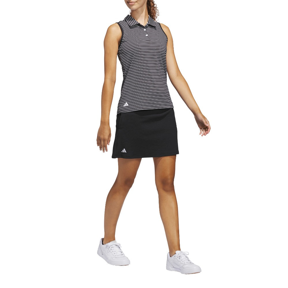 Performance Stripe Sleeveless Polo
