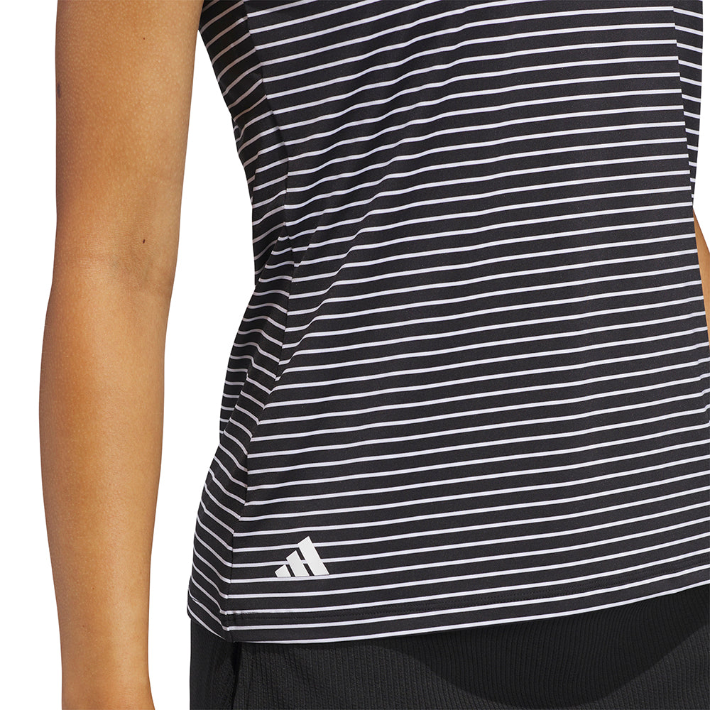 Performance Stripe Sleeveless Polo