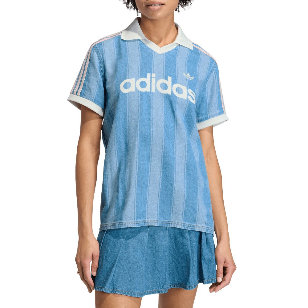 Denim Football Jersey