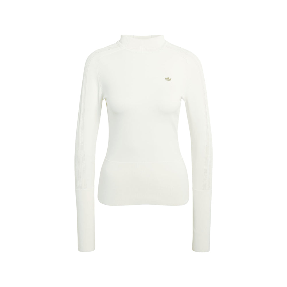 Knitted Hooded Long Sleeve