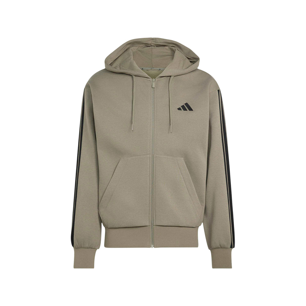 Essentials Three Stripes Fleece Hoodie