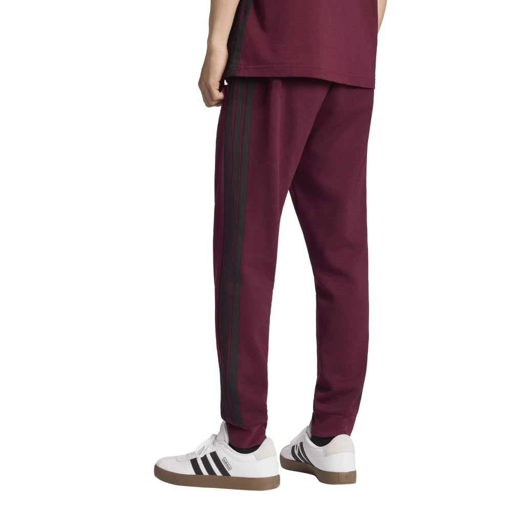 Essentials Three Stripes Fleece Pants