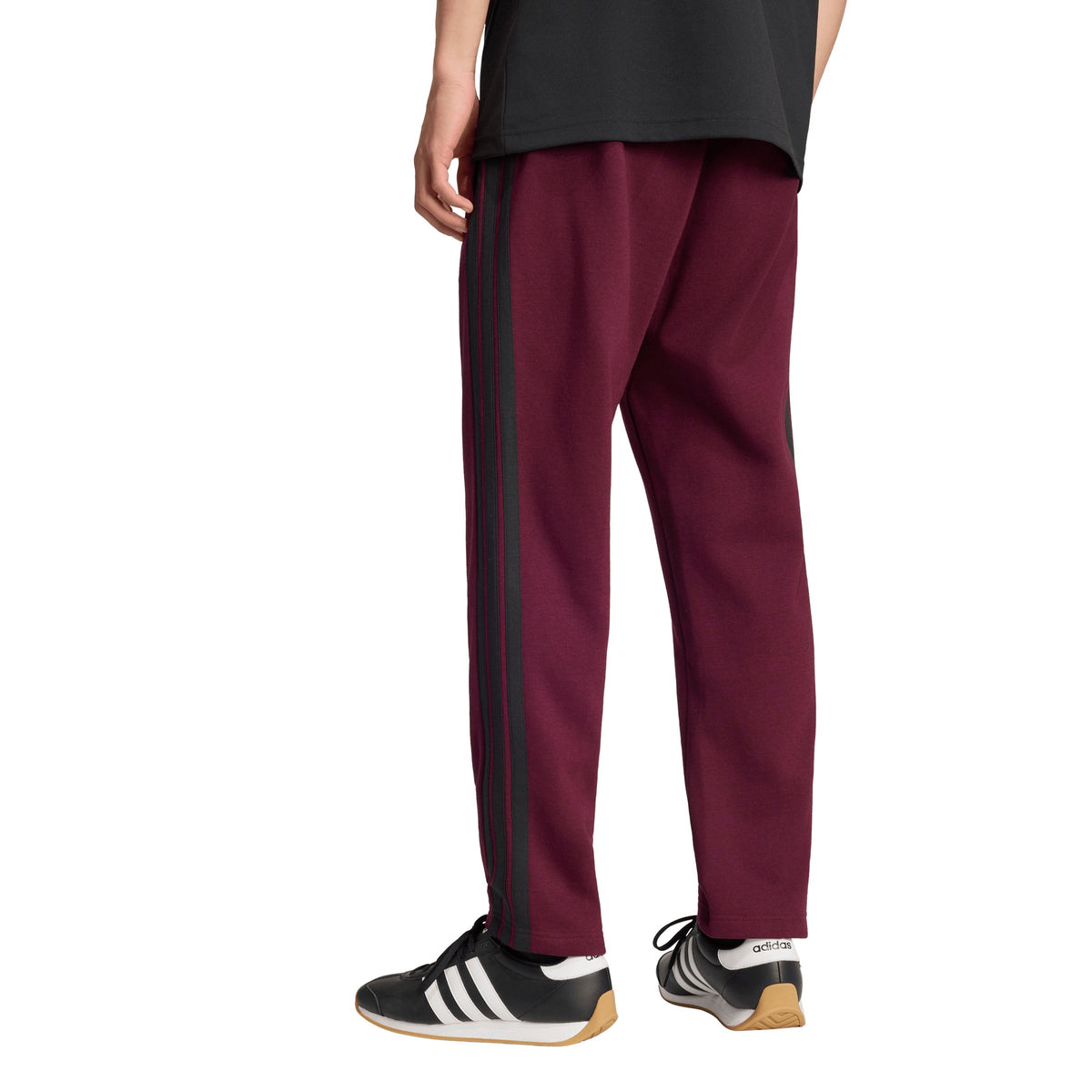 Essentials Three Stripes Fleece Pants Open Hem