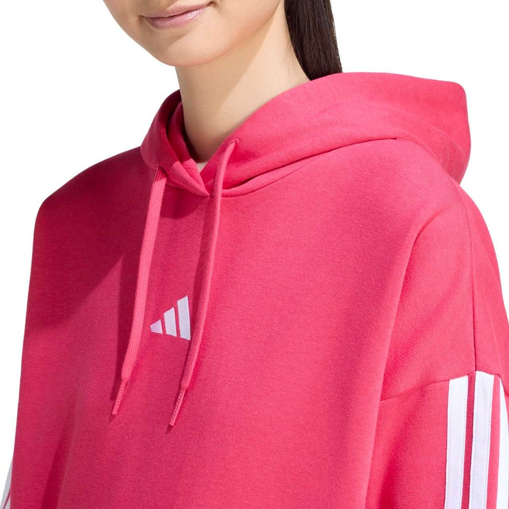 Essentials 3-Stripes Fleece Hoodie
