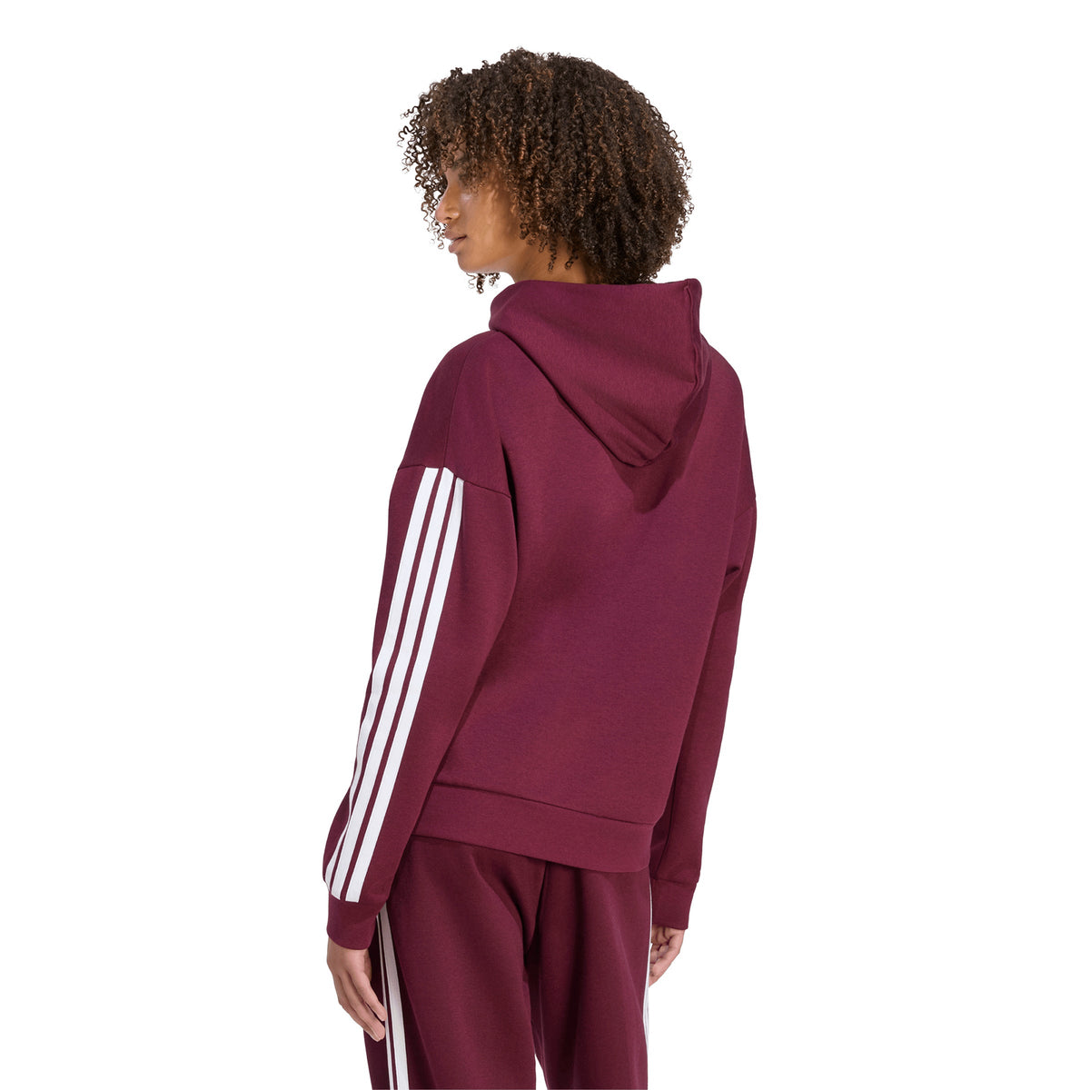 Essentials 3-Stripes Fleece Hoodie